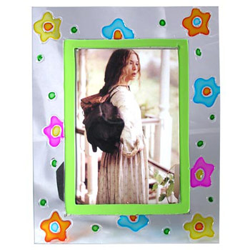 6113 10*15, витраж, цветы (прозр.) (48шт/к)