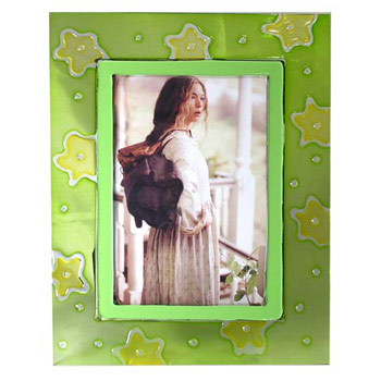 6118 10*15, витраж, звездочки (зел.) (48шт/к)