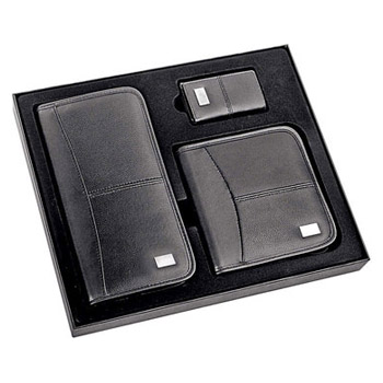 Набор: визитница+холдер для CD дисков+ключница 