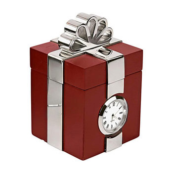 Часы-шкатулка"Подарок" 