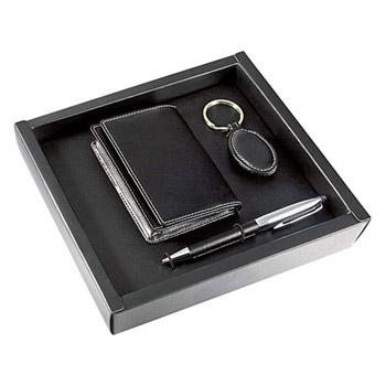 Набор: визитница+брелок+ручка 