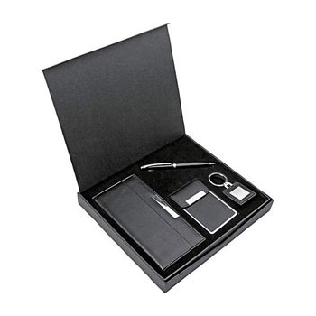 Набор: брелок+ручка+визитница+холдер для кредитных карт 