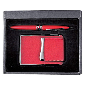 Набор: ручка+визитница 