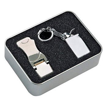 Набо: зажигалка+зажим для денег 