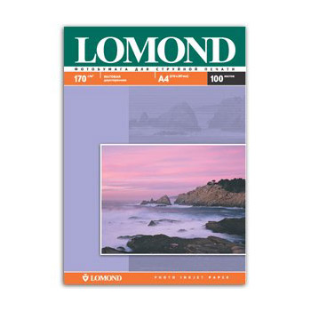 0102006 Lоmond А4 (мат) 170г/м2 (100 л) 2-х сторонняя (11шт/к)