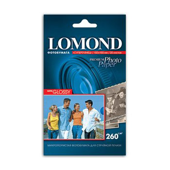 1103102 Lоmond Premium А6 (суперглянц) 260г/м2 (20л) (120 шт/к)