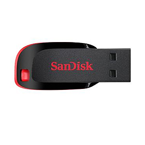 Sandisk USB Flash Drive 08 Gb Cruzer Blade Blister