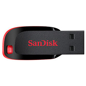 Sandisk USB Flash Drive 02 Gb Cruzer Blade Envelope