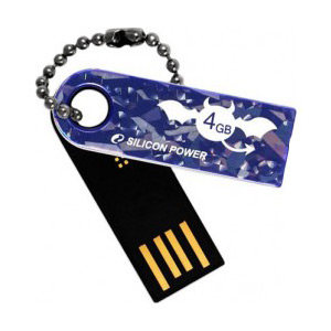 Silicon Power USB Flash Drive 04 Gb Touch 820 Blue