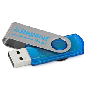 Kingston USB Flash Drive 16 Gb DT 101 Blue выдв.порт