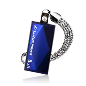 Silicon Power USB Flash Drive 08 Gb Touch 810 Blue