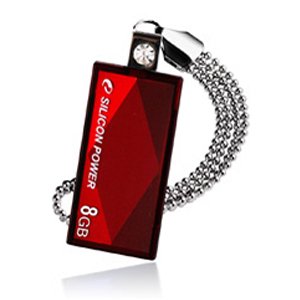Silicon Power USB Flash Drive 04 Gb Touch 810 Red