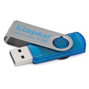 Kingston USB Flash Drive 02 Gb DT 101 Blue выдв.порт
