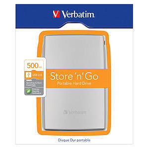 Verbatim HDD 2.5 USB 500Gb GT 8 mb (5400rpm) red &amp; white (2)