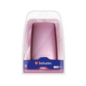 Verbatim HDD 2.5 USB 320Gb 8 mb (5400rpm) pink