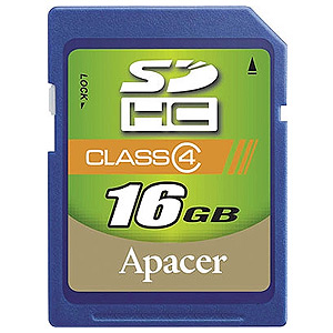 Apacer Secure Digital 16 Gb Class 4