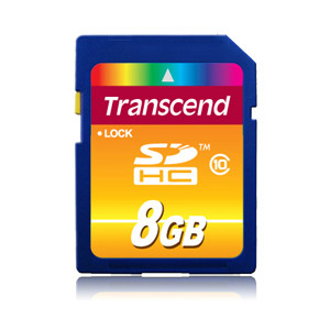 Transcend Secure Digital 08 Gb Class 10 [SDHC] (0/0/0)