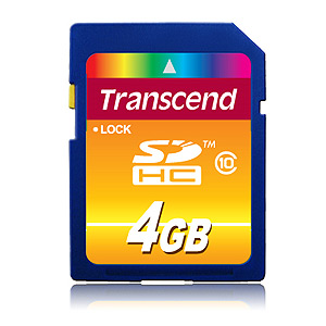 Transcend Secure Digital 04 Gb Class 10 [SDHC]