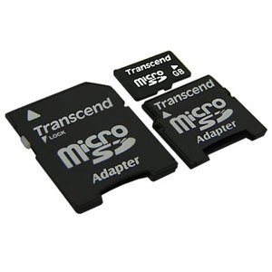 Transcend Micro Secure Digital 02 Gb + 2 Adaptera