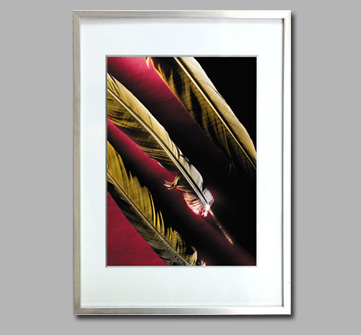 Ф/рамка пластиковая PLF10A_21x29,7SILVER