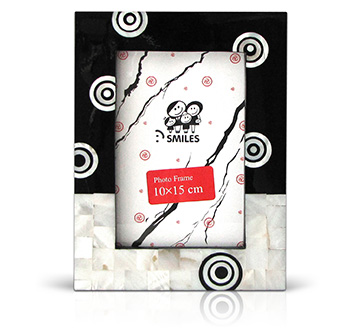 Ф/рамка полирезин с перламутром и лаком PRLF46076