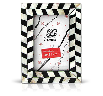 Ф/рамка полирезин с перламутром и лаком PRLF46115