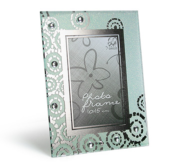 Ф/рамка стеклянная, со стразами GF46S1907