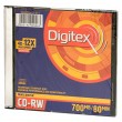 Digitex CD-RW 80 12x Slim (10)