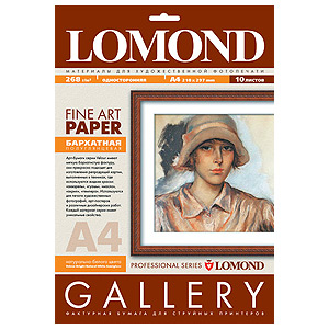      LOMOND 0911241 Lomond . Velour (.) A4,268/10. (16)