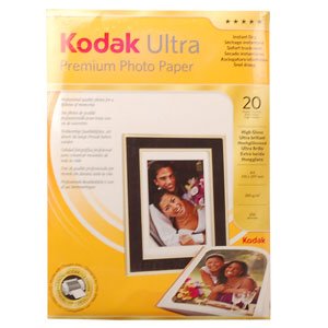       3936788 Kodak  Jetsteam Ultra Premium Photo Paper (Ultra-Glossy) A4 20 sheets 285 g/m2 (10/100