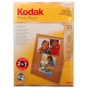       3942315 Kodak  Jetsteam Photo Paper gloss A4 20 *3 (60) sheets 165 g/m2 (2+1) (3)