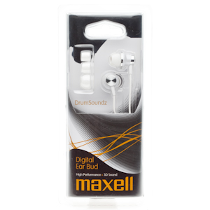      MAXELL 303433 Maxell Drumsoundz White (1/10/40), ,3D  (10/40/1000)