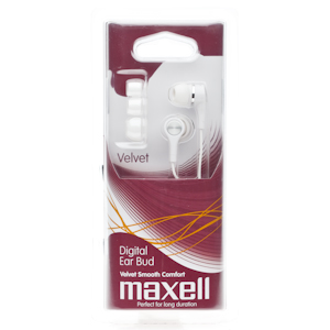      MAXELL 303436 Maxell Velvet White (1/10/40),  (6/40)