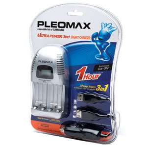      Samsung PLEOMAX Samsung Pleomax 1012 Ultra Power 1  3 in 1 LCD + 2*2700 mAh+USB+CAR ADAPTER (5)