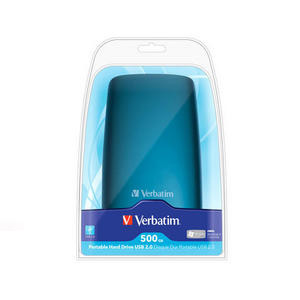      VERBATIM Verbatim HDD 2.5 USB 500Gb 8 mb (5400rpm) blue
