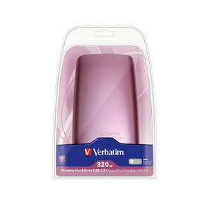      VERBATIM Verbatim HDD 2.5 USB 320Gb 8 mb (5400rpm) pink