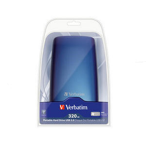      VERBATIM Verbatim HDD 2.5 USB 320Gb 8 mb (5400rpm) blue