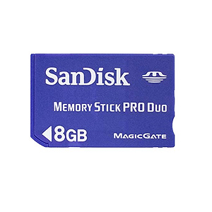     Sandisk Sandisk Memory Stick DUO Pro 08 Gb