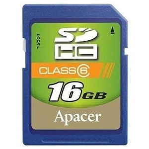      Apacer Apacer Secure Digital 16 Gb Class 6