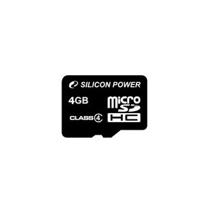     Silicon Power Silicon Power Micro Secure Digital 04 Gb SDHC Class 4
