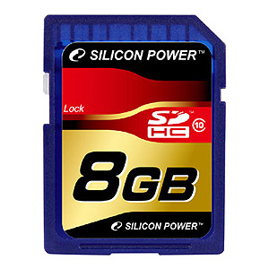      Silicon Power Silicon Power Secure Digital 08 Gb Class 10 [SDHC]