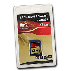      Silicon Power Silicon Power Secure Digital 04 Gb Class 10 [SDHC]