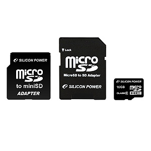      Silicon Power Silicon Power Micro Secure Digital 16 Gb SDHC Class 2 + 2adapt