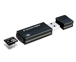      Silicon Power Silicon Power Micro Secure Digital 04 Gb SDHC Class 6 + USB reader