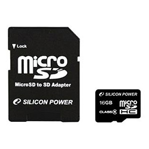      Silicon Power Silicon Power Micro Secure Digital 16 Gb SDHC Class 2 + adapt