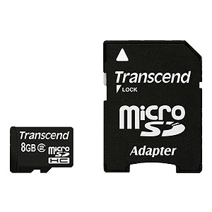      Transcend Transcend Micro Secure Digital 08 Gb Class 2 + adapter