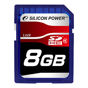      Silicon Power Silicon Power Secure Digital 08 Gb Class 4 [SDHC]