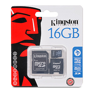      Kingston Kingston Micro Secure Digital 16 Gb Class2 + 2dapter (5)