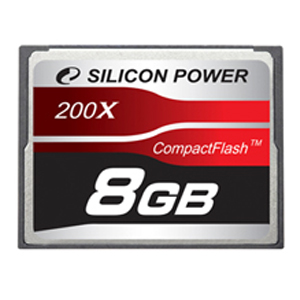      Transcend Silicon Power Compact Flash 08 Gb 200