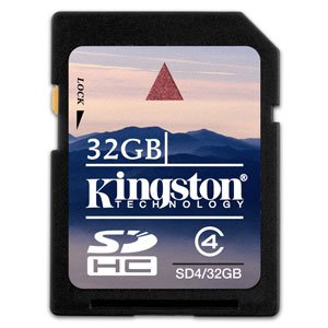      Kingston Kingston Secure Digital 32 Gb Class 4 [HC] (0/0/0)